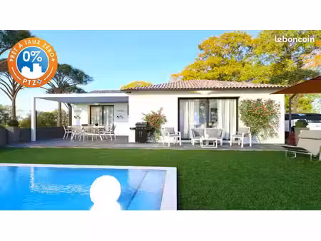 projet de construction d'une maison 76 m² avec terrain à courthezon (84)