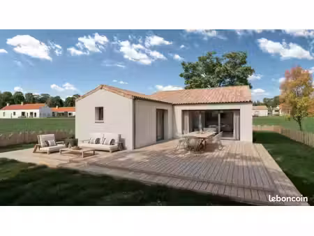projet de construction d'une maison 103.93 m² avec terrain à challans (85)