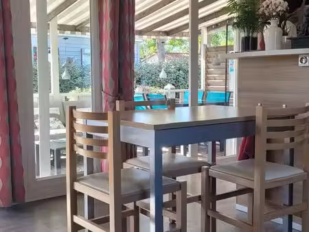 mobilhome 40m2 sur camping naturiste