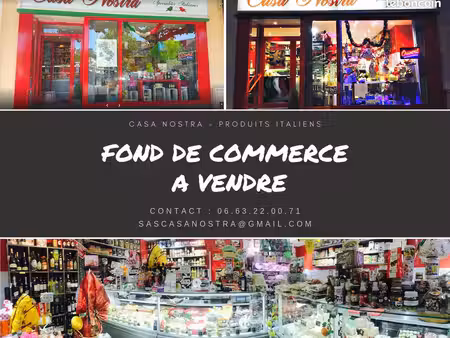 fonds de commerce – traiteur / épicerie italienne – le raincy