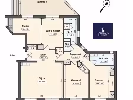 appartement de luxe à vendre dans le quartier villiers-danton