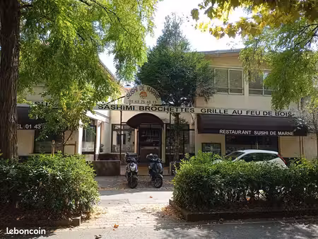 à vendre – fonds de commerce restaurant 200 m² – bord de marne (maisons-alfort)