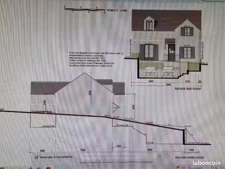 terrain 473 m² presles