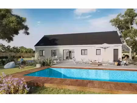 terrain avec maison neuve à vendre