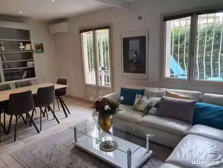 spacieux appartement en rdj à la pointe croisette