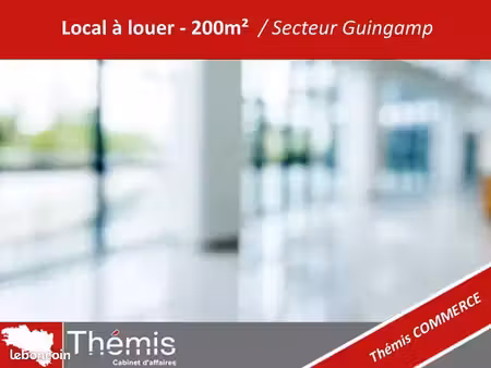 local 200 m² guingamp
