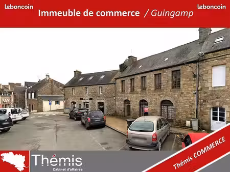 murs commerciaux 120 m² guingamp