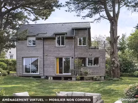 maison ossature bois 124 m2 - 6 pieces  5 chambres - terrain 1815 m2 - saint-cast-le-guild