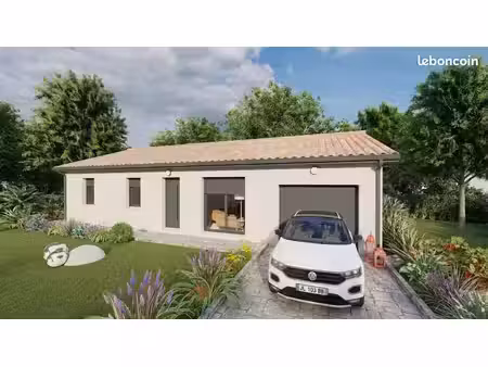 projet de construction d'une maison 83.63 m² avec terrain à fleurat (23)