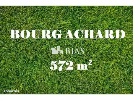 terrain 572 m² bourg-achard