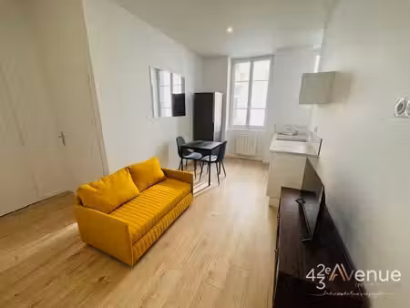 quartier châteaucreux/fourneyron t2 meublé
