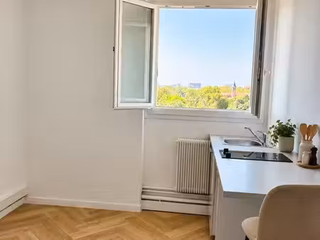 rare - studio rénové 9m2- jardin des plantes - vue