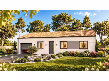 bungalow neuf de 3 chambres avec garage intégré — clé en main