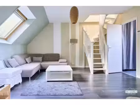 exclusivite : duplex traversant avec terrasse et garage !