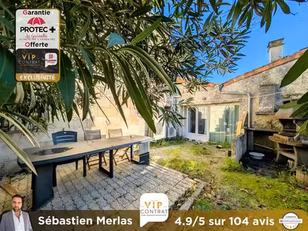 garantie 12 mois inclus ! maison de ville avec jardin et garage !