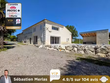 ensemble immobilier 2 maisons charentaise + parc arboré + garantie protec+ 12 mois inclus 