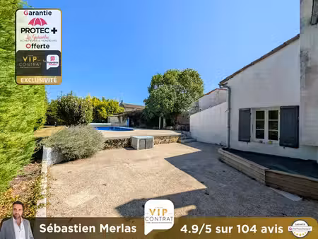 garantie protec+ 12 mois inclus / maison 9 pièces avec piscine