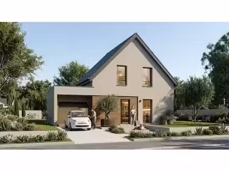 terrain avec maison neuve à vendre