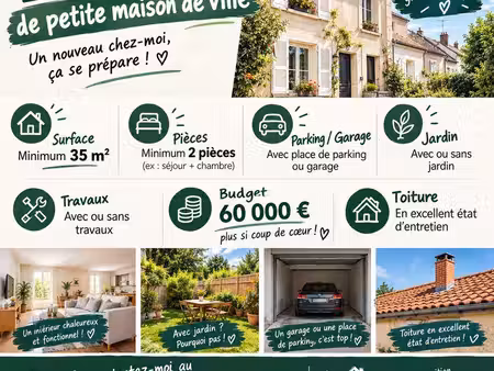 recherche petite maison à vendre