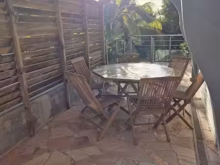 location f4 lumineux entièrement meublé et équipé - balcon et piscine
