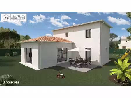 projet de construction d'une maison 97.33 m² avec terrain à moulis-en-medoc (33)
