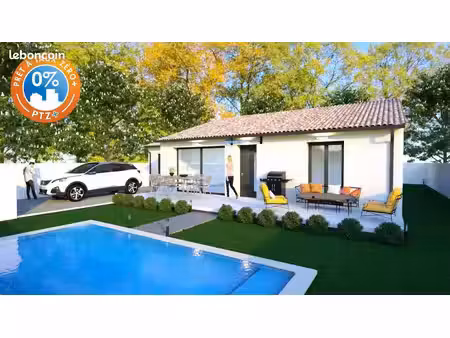 projet de construction d'une maison 75 m² avec terrain à capestang (34)