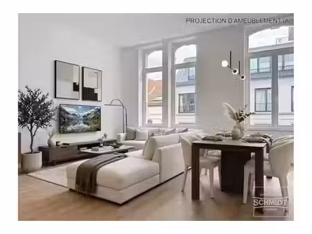 triplex à louer avec 3 chambres   saint-gilles (vbe66646)