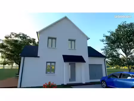 projet de construction d'une maison 98 m² avec terrain à pleugueneuc (35)