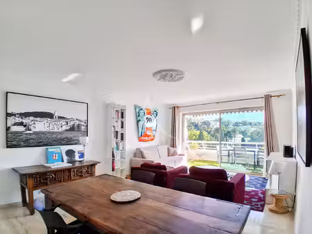 cannes  basse-californie  appartement de 2 pièces de 59.88 m2 avec terrasse  cave  parking
