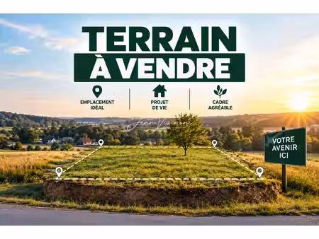 à vendre - terrain constructible de 835 m² à marignane
