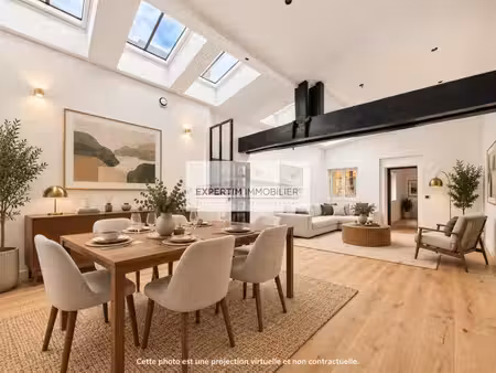 notre dame  duplex esprit loft de 110m² avec 4ch