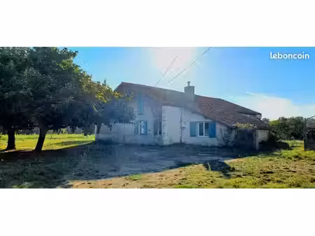 maison plain-pied 116m²+3chambres+terrain de 3400m²
