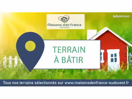 terrain à bâtir de 550 m² à pontenx-les-forges (40)