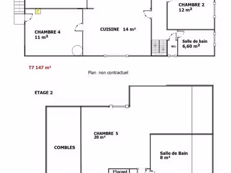 appartement 7 pièces 135 m²