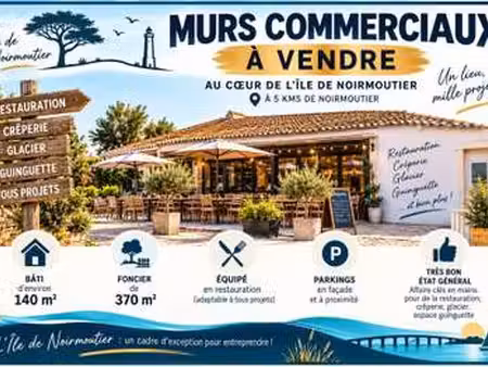 vente bureaux et commerces à noirmoutier-en-l'île (85330) : à vendre / 140m² noirmoutier-e