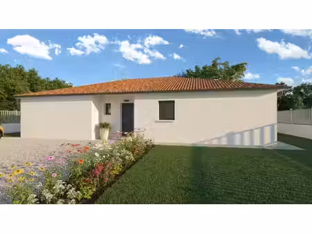 terrain avec maison neuve à vendre