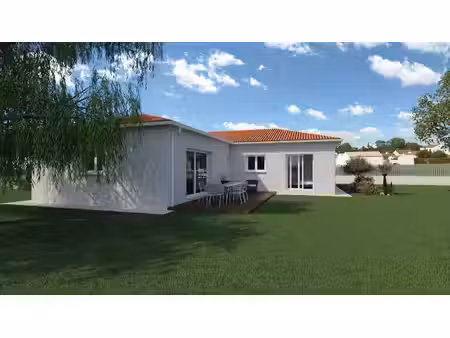 terrain avec maison neuve à vendre