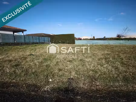 terrain constructible viabilisé à vendre