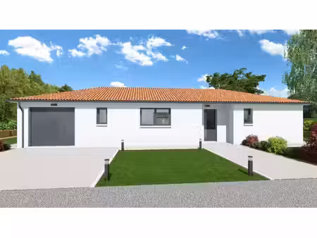 terrain avec maison neuve à vendre