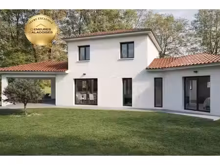 terrain avec maison neuve à vendre