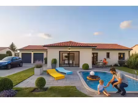 terrain avec maison neuve à vendre