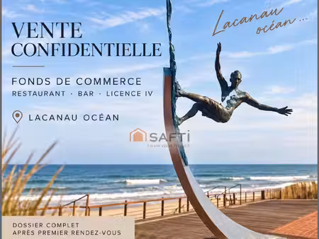 en vente – fonds de commerce restaurant / bar – lacanau ocean