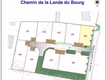 vente terrain à limerzel (56220) : à vendre / 415m² limerzel