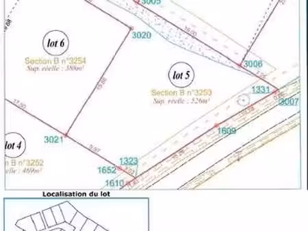 vente terrain à perros-guirec (22700) : à vendre / 526m² perros-guirec