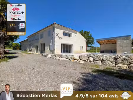 ensemble immobilier 2 maisons charentaise + parc arboré + garantie protec+ 12 mois inclus 