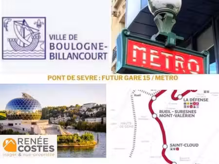 vente à terme occupée sur 96 mois - boulogne billancourt (92100)
