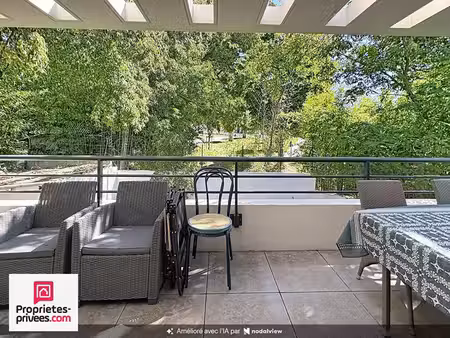 appartement t4 dernier étage avec deux terrasses et garage