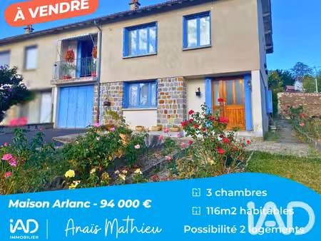 maison de ville à arlanc (63220)