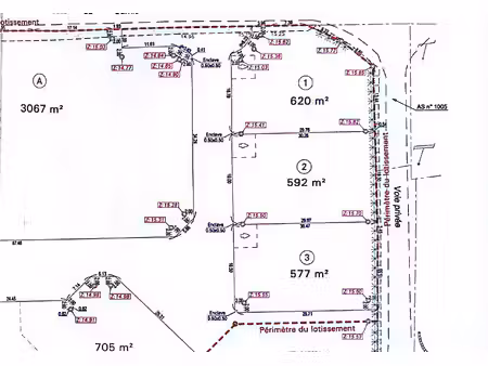 achat terrain 620m² guisseny 29880