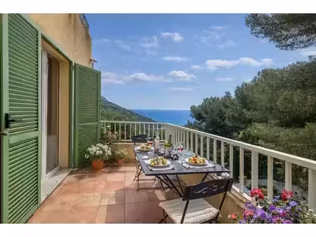 eze village/villa 3p vue mer/piscine/stationnements